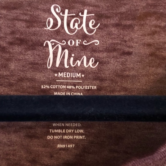 Burgundy Coffee Shirt - Picture 2 of 3